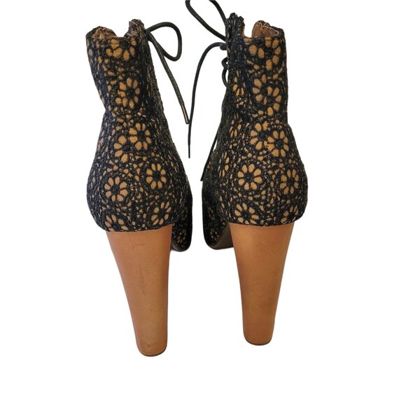 Jeffrey Campbell Lita Mac Floral Lace Ankle Boot - Picture 6 of 11